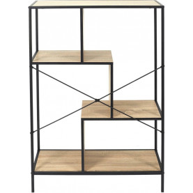 Regał stojący industrialny Rack 113 czarny Intesi - Stylowe przechowywanie 2