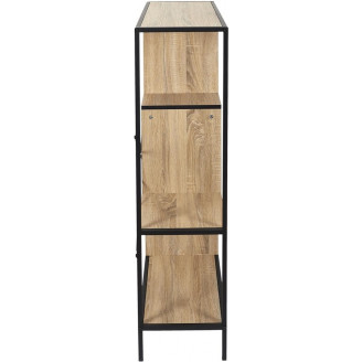 Regał stojący industrialny Rack 113 czarny Intesi - Stylowe przechowywanie