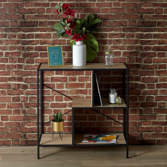 Regał Industrialny Rack 80 Czarny Intesi - Stylowe Półki