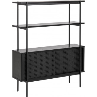 Regał Actona Angus 94 Czarny - Industrialny Design | [Nazwa Sklepu]
