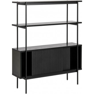 Regał Actona Angus 94 Czarny - Industrialny Design | [Nazwa Sklepu]