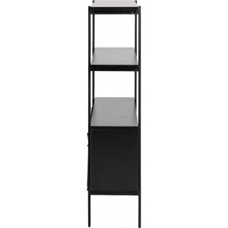 Regał Actona Angus 94 Czarny - Industrialny Design | [Nazwa Sklepu]