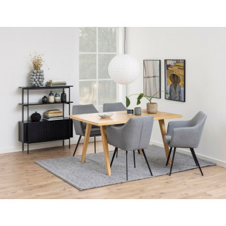 Regał Actona Angus 94 Czarny - Industrialny Design | [Nazwa Sklepu]