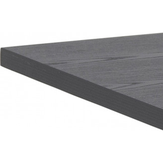 Stół loft Actona Angus 200x90 czarny - Industrialny design