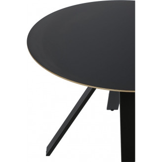 Stół okrągły Mezzanotte 60 czarny Cheers - Elegancki design