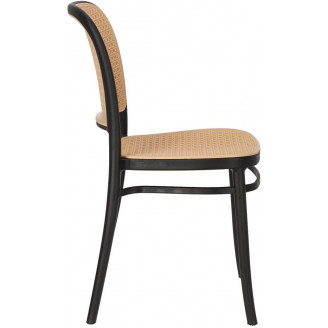 Krzesło Boho Antonio czarne Intesi - Stylowy Design | Kup Teraz