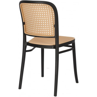 Krzesło Boho Antonio czarne Intesi - Stylowy Design | Kup Teraz