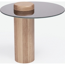 Stolik szklany okrągły Tyk Nordifra | Luksusowy design