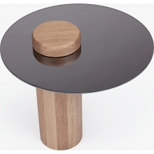 Stolik szklany okrągły Tyk Nordifra | Luksusowy design
