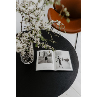 Stolik kawowy Nordifra Tavle 100 | Czarny dąb - Elegancki design