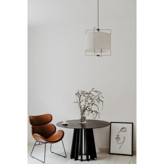 Stół okrągły Tavle 145 czarny dąb | Nordifra - Elegancki Design