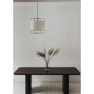 Stół prostokątny Pelare 200x100 czarny dąb | Nordifra
