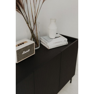 Komoda Bolge I 180 Czarna | Nordifra - Elegancki Design