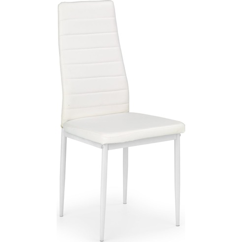 Krzesło z ekoskóry K70 białe Halmar do salonu, kuchni i jadalni.