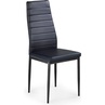 Krzesło z ekoskóry K70 czarne Halmar do salonu, kuchni i jadalni.