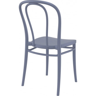 Krzesło Victor Siesta - Szare, Tworzywo | Komfort i Design