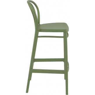 Krzesło barowe Victor 75 oliwkowe Siesta - Stylowy design!
