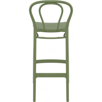Krzesło barowe Victor 75 oliwkowe Siesta - Stylowy design!