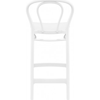 Krzesło barowe Victor 65 białe Siesta | Elegancki design