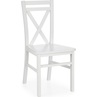 Stylowe Krzesło drewniane skandynawskie DARIUSZ II białe Halmar do kuchni, salonu i restauracji.