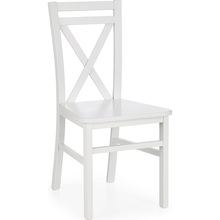Stylowe Krzesło drewniane skandynawskie DARIUSZ II białe Halmar do kuchni, salonu i restauracji.