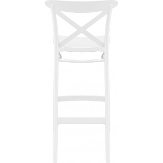 Krzesło barowe Cross 75 białe Siesta | Nowoczesny Design