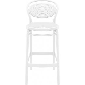 Krzesło barowe Marcel białe Siesta | Nowoczesny design 2
