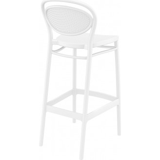Krzesło barowe Marcel białe Siesta | Nowoczesny design