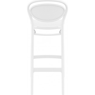 Krzesło barowe Marcel białe Siesta | Nowoczesny design