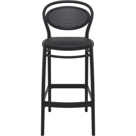 Krzesło barowe Marcel czarne Siesta | Nowoczesny design 2