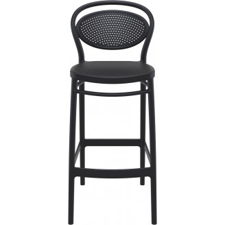 Krzesło barowe Marcel czarne Siesta | Nowoczesny design
