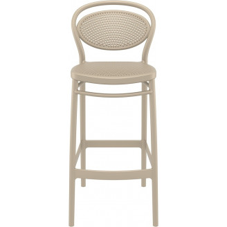 Krzesło barowe Marcel beżowe Siesta - Stylowy design i trwałość