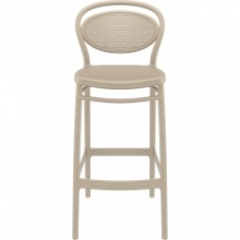 Krzesło barowe Marcel beżowe Siesta - Stylowy design i trwałość