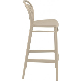 Krzesło barowe Marcel beżowe Siesta - Stylowy design i trwałość