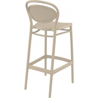 Krzesło barowe Marcel beżowe Siesta - Stylowy design i trwałość