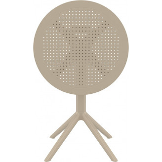 Stół ogrodowy składany Sky 60 beżowy Siesta - Komfort i styl!