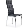 Krzesło pikowane z ekoskóry K209 czarne Halmar do salonu, kuchni i jadalni.