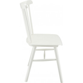 Krzesło drewniane Stick białe Moos Home | Elegancki design 2