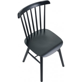 Krzesło drewniane Stick czarne | Moos Home - Komfort i styl