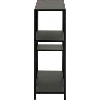 Regał Actona Newcastle Low Czarny - Industrialny Design