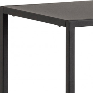 Regał Actona Newcastle Low Czarny - Industrialny Design