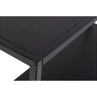 Regał ścienny Geelong Actona | Loftowy design, czarny metal