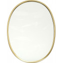 Lustro glamour Arcilla Oval złote Intesi
