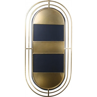 Lustro owalne glamour Intesi | Złota rama | Kup online
