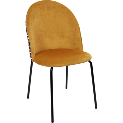 Krzesło tapicerowane retro Irbil...