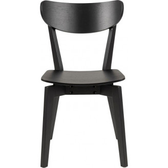Krzesło drewniane Roxby czarne Actona - Stylowy Design