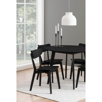 Krzesło drewniane Roxby czarne Actona - Stylowy Design