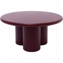 Stolik okrągły bordowy Object059 | NG Design | Kup online