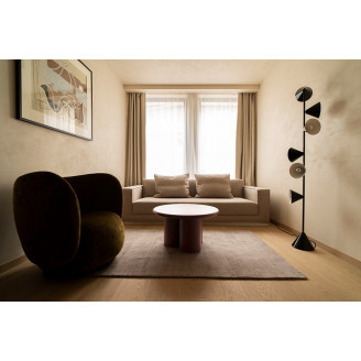 Stolik Okrągły Bordowy Object059 | NG Design