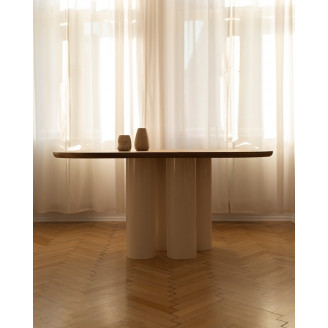 Stół dębowy owalny 140x90cm NG Design - Elegancki design